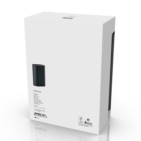 Knivblokk Singles sort 24 cm