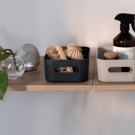 SmartStore Comfort S oppbevaringskurv 20 × 14 × 7,5 cm sort - Lindas Dekor Oppbevaringskurv