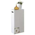 Toalettpappersstativ vit 48 x 23 x 12 cm