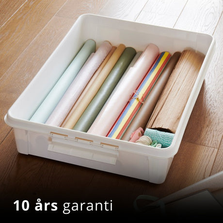 Oppbevaringsboks med 10 års garanti og høy kvalitet