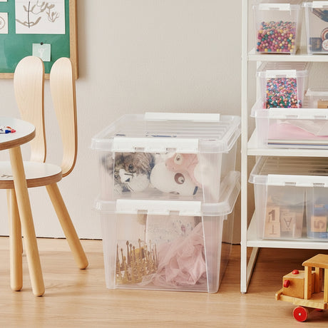 Oppbevaringsboks med lokk til bod, loft eller garderobe