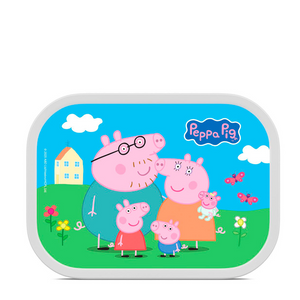 Peppa Gris matboks til barn i turkis og grønn farge