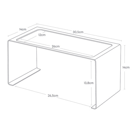 Stilren oppbevaringsløsning for et ryddig og strukturert kjøkken.