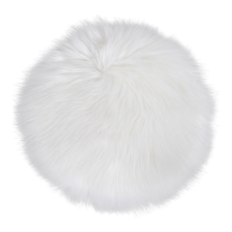 Sitteunderlag hvit ø35 cm - Lindas Dekor