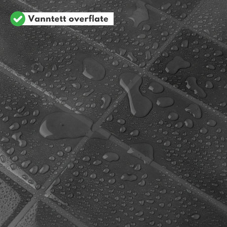 Adelina antracit silkesmatt självhäftande väggplattor