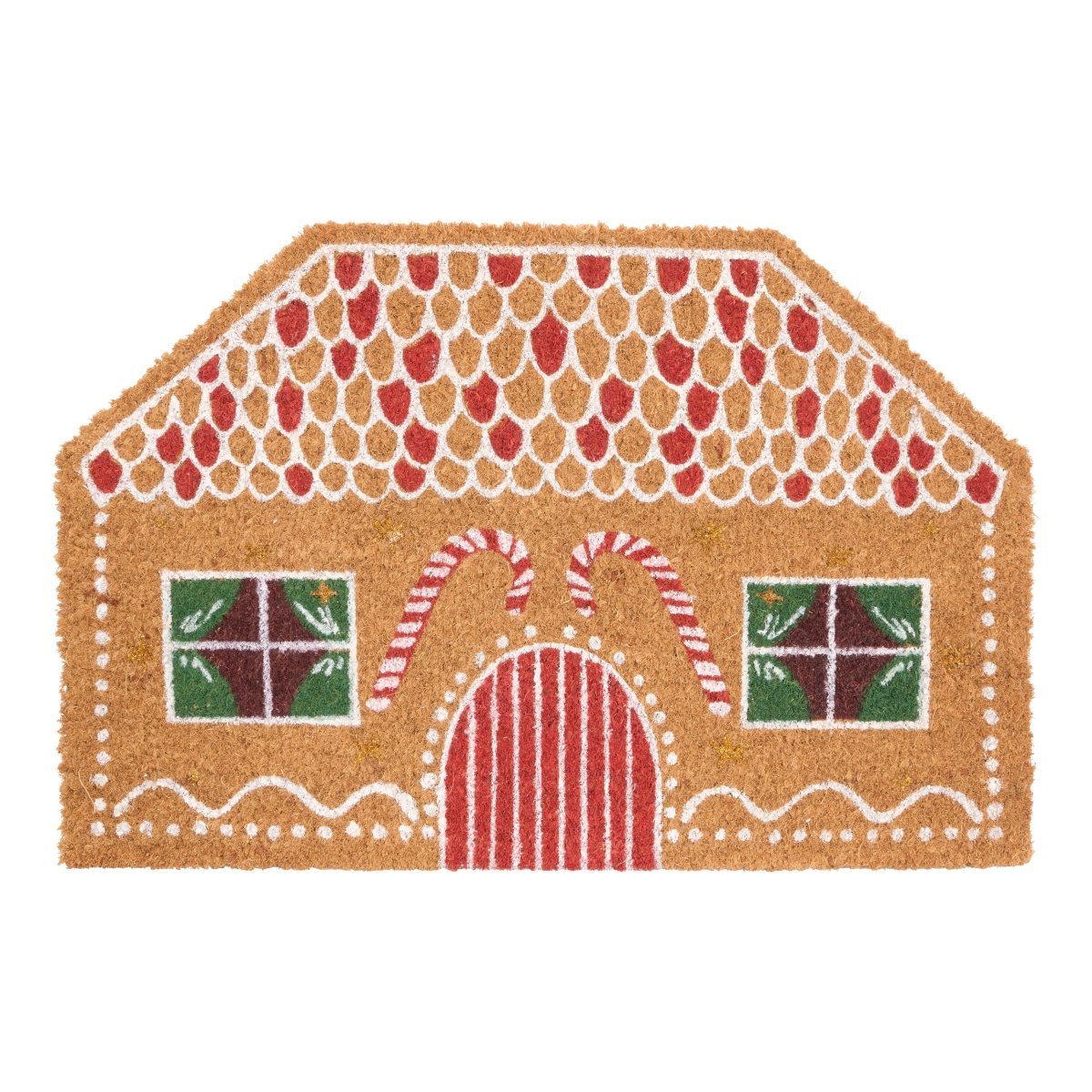 Dørmatte pepperkakehus 60,5 x 40,5 cm - Lindas Dekor Dørmatte