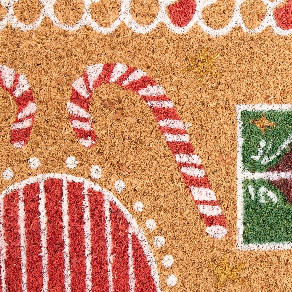 Dørmatte pepperkakehus 60,5 x 40,5 cm - Lindas Dekor Dørmatte