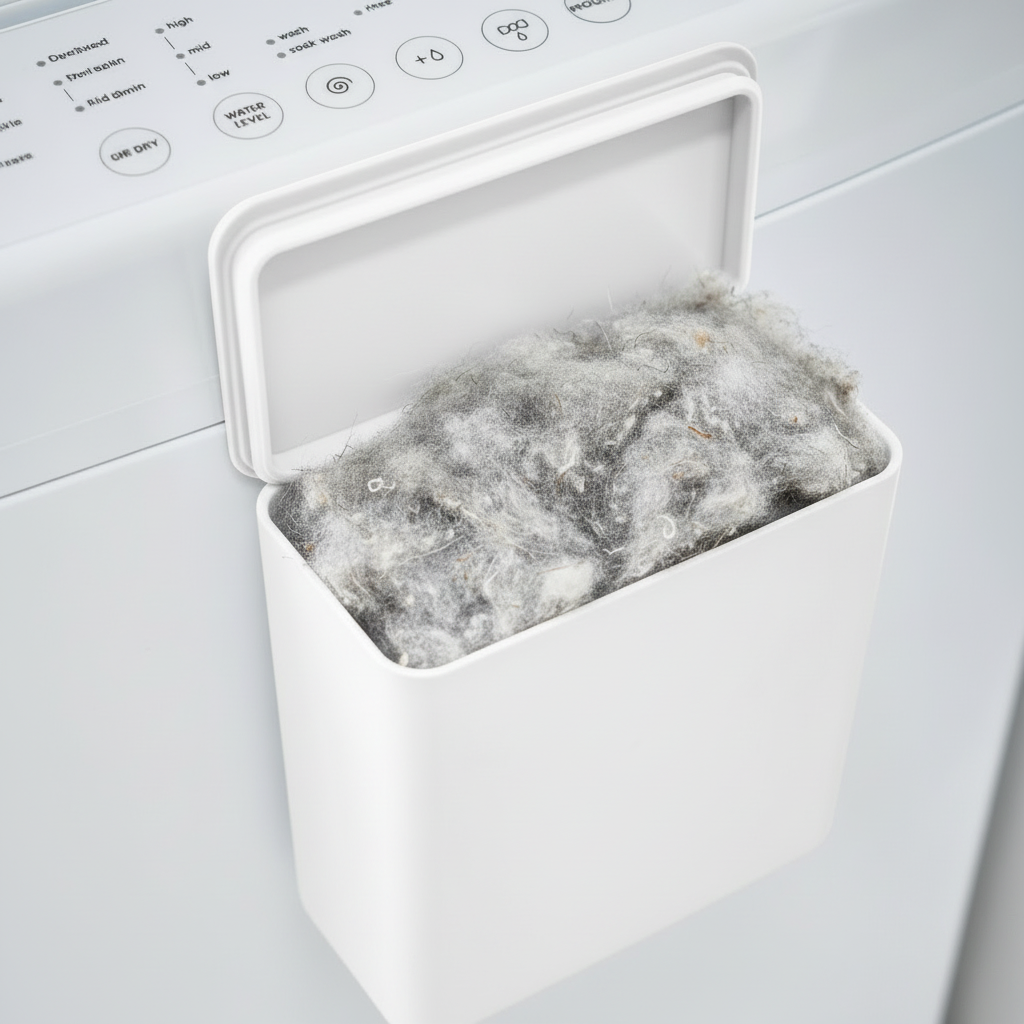 Magnetisk boks med lokk hvit