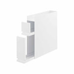 Skyvbar krydderhylle vit magnetisk 50 x 52,5 cm