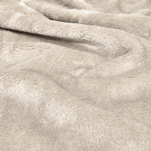 Flanellpledd beige 130 x 180 cm