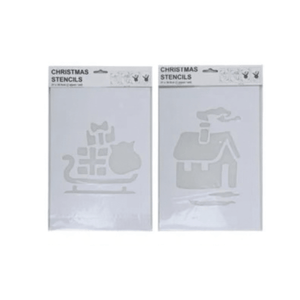 2-pk Julesjablonger 22 x 35 cm - Lindas Dekor Sjablonger