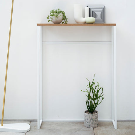 Konsolbord vitt 80 x 60 cm