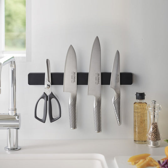 Magnetisk knivholder sort - Lindas Dekor