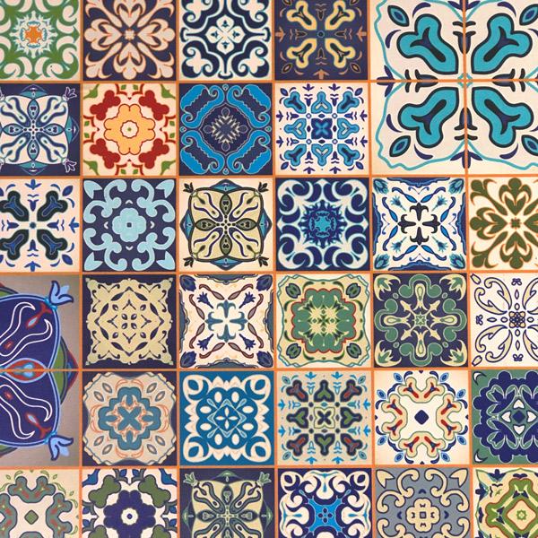 Exempel: Casablanca-plattor i kontakt med plast