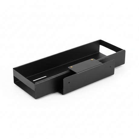 Holly uttrekkbar hylle i sort for ryddig oppbevaring i smale rom