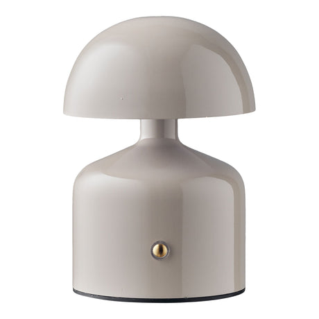 Aulla Table Lamp i grå med oppladbart batteri og USB-C lading – moderne bordlampe med LED-lys og tre lysnivåer.