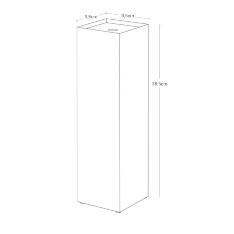 Smalt og diskret stativ som passer perfekt ved toalettet.