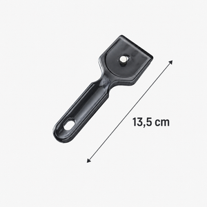 Målbilde av skraperen for keramiske topper og induksjonstopper. 