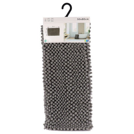 Badsrumsmatta i mikrofiber med kulor 50 x 80 cm i försäljningsförpackning