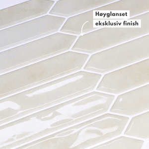 Hedda beige självhäftande väggkakel