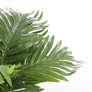Areca palme kunstig grønn med potte 80 cm