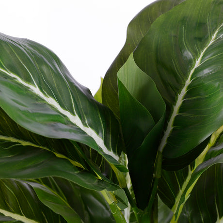 Evergreen kunstig plante grønn grå 49 cm med potte