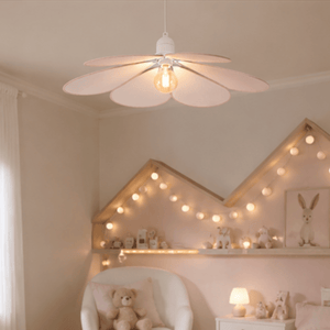 Taklampe kronblad rosa 64 cm - Lindas Dekor Taklampe