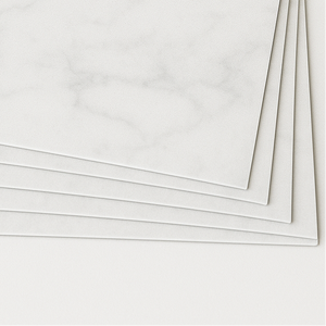 Athena hvit marmor selvklebende fliser