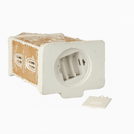 Pepparkakshus med LED-ljus 34,5 cm - Lindas Dekor