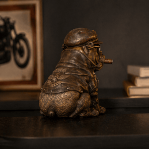 Bulldog med sigar dekorfigur - Lindas Dekor