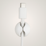 Ledningsholder hvit