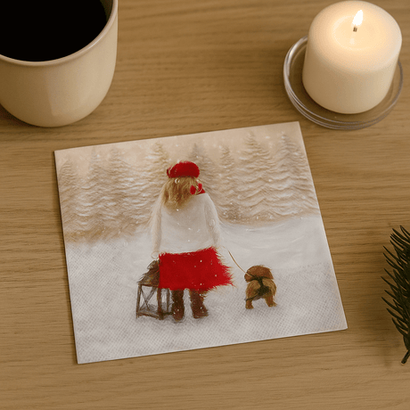 20-pak servietter »Winter Walk« - Lindas Dekor