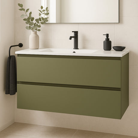 Kontaktplast olivengrønn matt – Uni selvklebende folie fra d-c-fix"