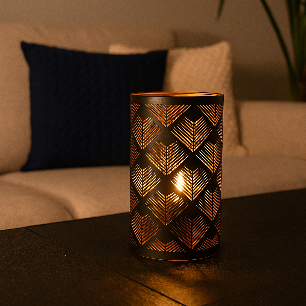 Nata LED-ljuslykta geo