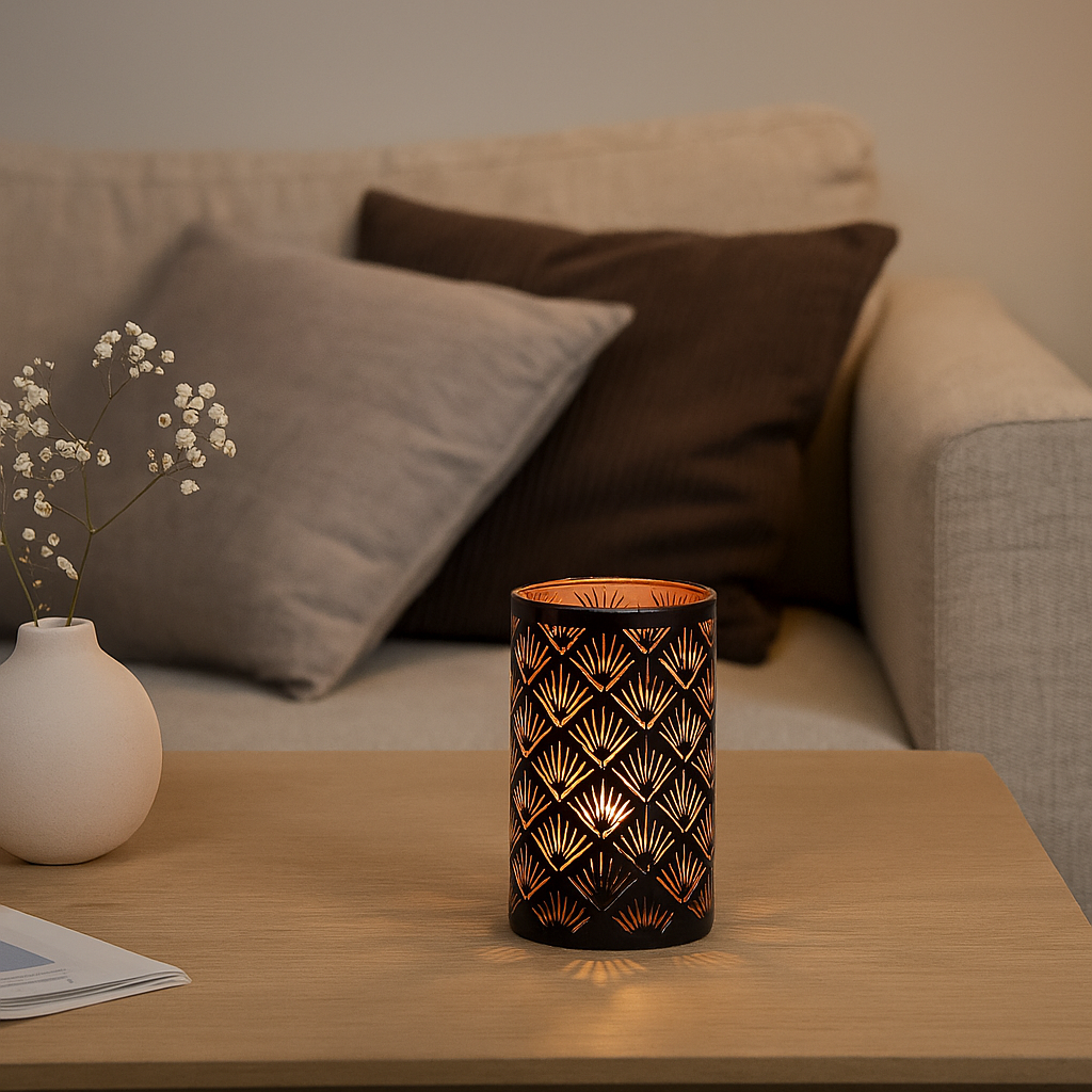 Nata LED-ljuslykta palmträd