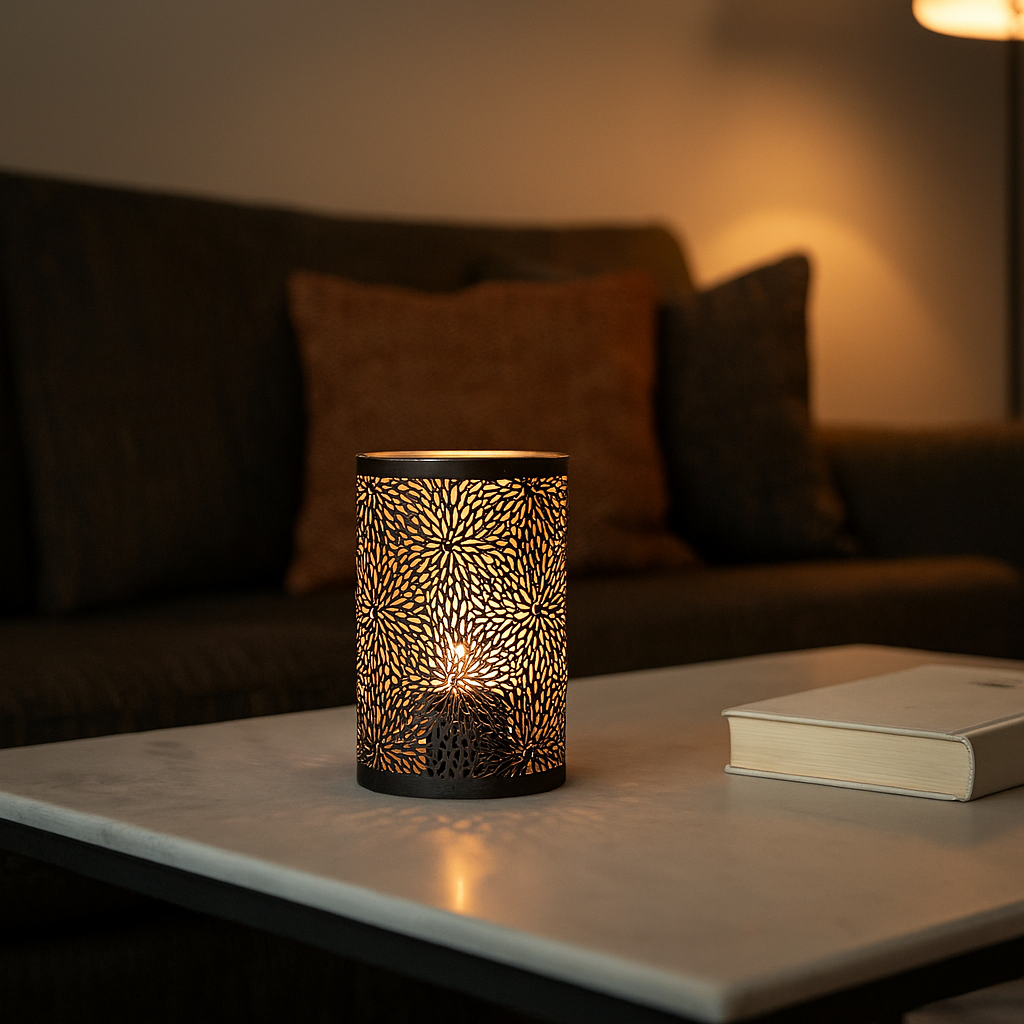 Nata LED-ljuslykta blommor