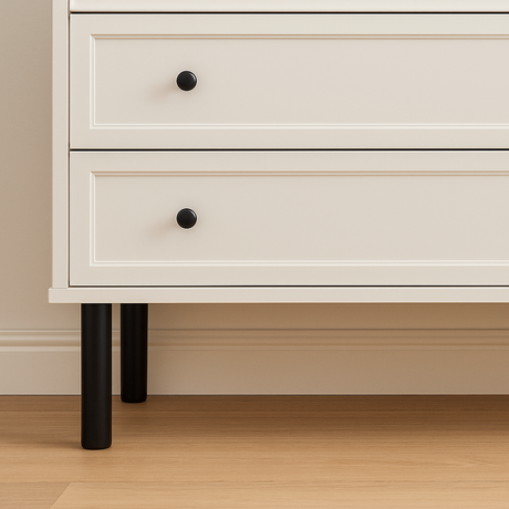 Klassiskt möbelben, svart trä