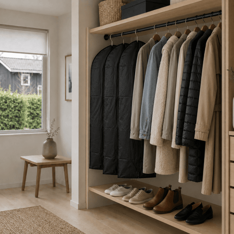 3-pk klespose med vindu - Lindas Dekor Dresspose