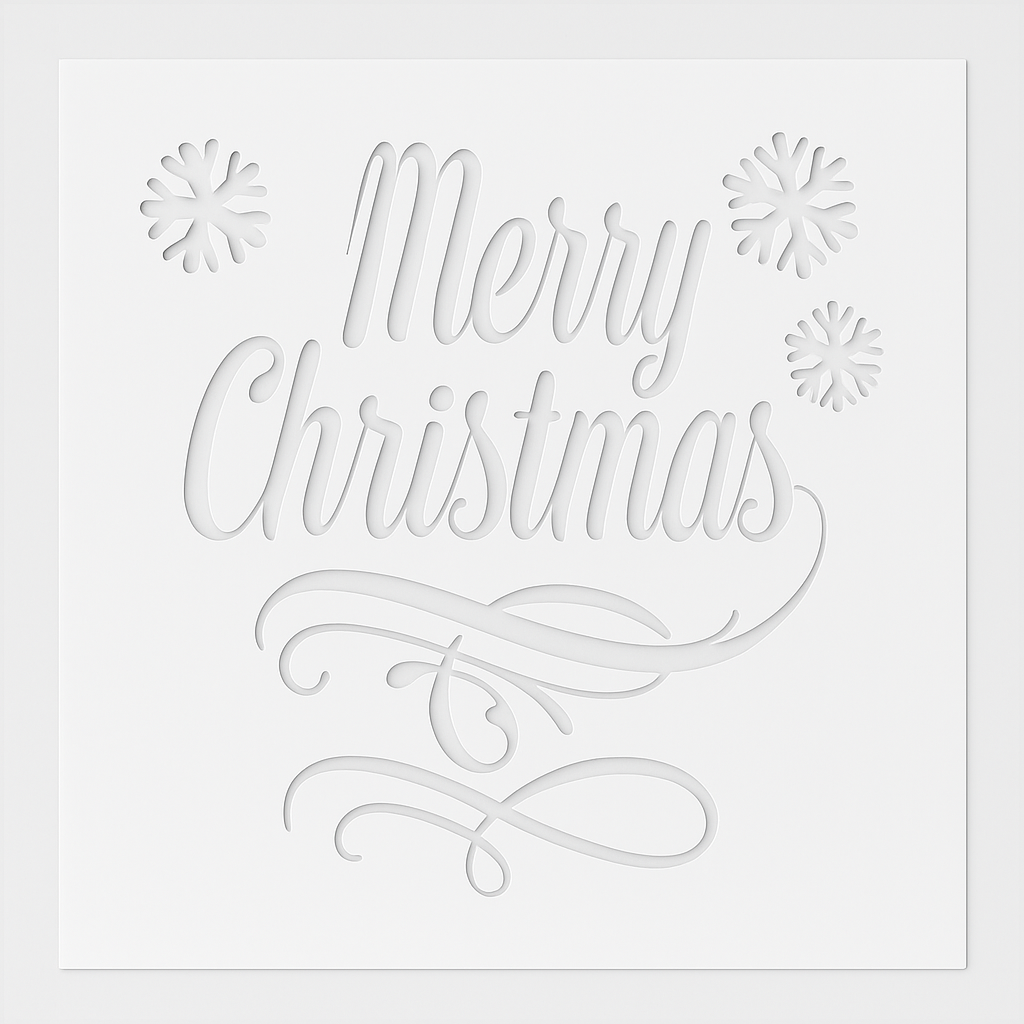 Julesjablonger 30 x 50 cm