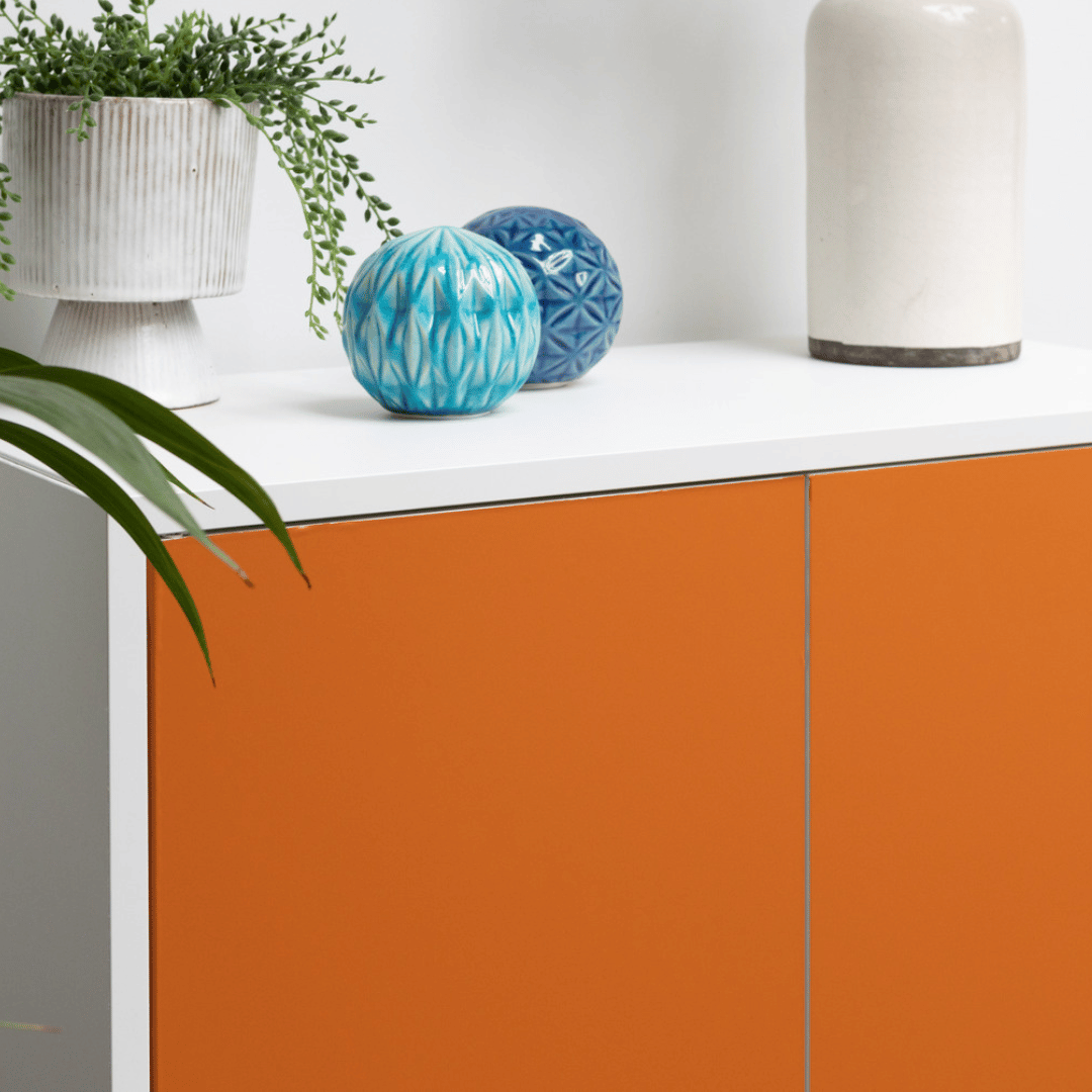 Vareprøve: Uni matt terracotta kontaktplast