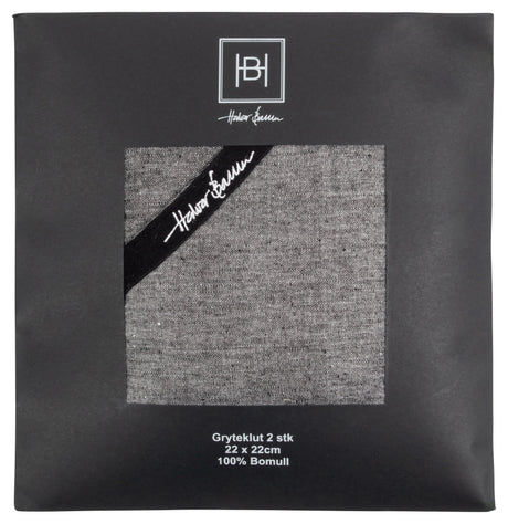 Sorte kjøkkentekstiler i bomull til moderne kjøkken