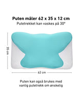 Mål på Napure memory foam pute