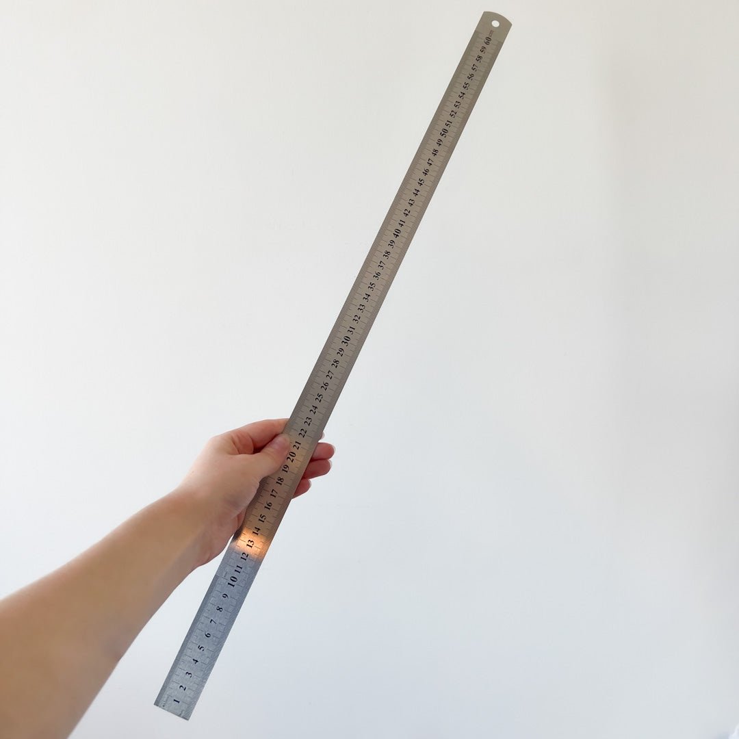 Skæreværktøjssæt A3 med mat linjal, 60 cm kniv og udskiftbart blad til præcis skæring