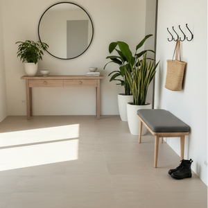 Beige betong selvklebende fliser