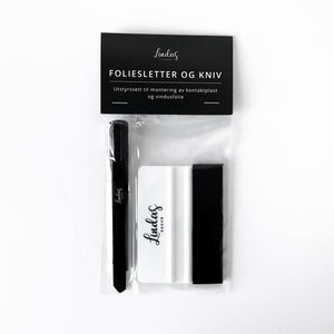 Foliesletter og kniv