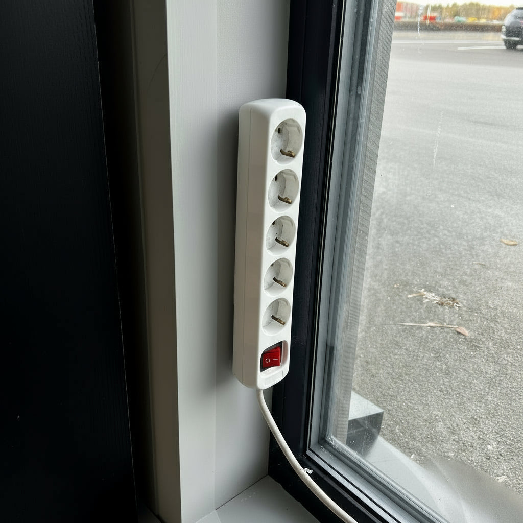 Montering av selvklebende grenuttakholder på kjøkkenvegg