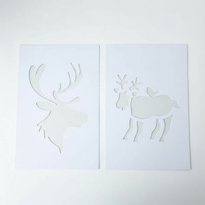 2-pk Julesjablonger 22 x 35 cm