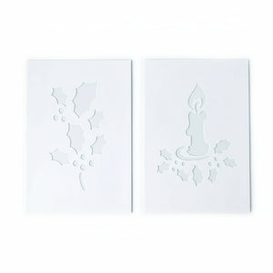 2-pk Julesjablonger 22 x 35 cm