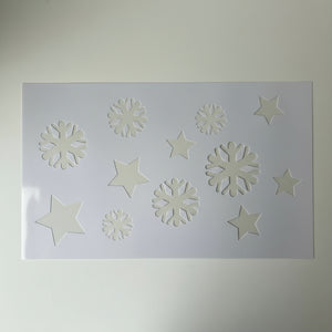 Julesjablonger 30 x 50 cm