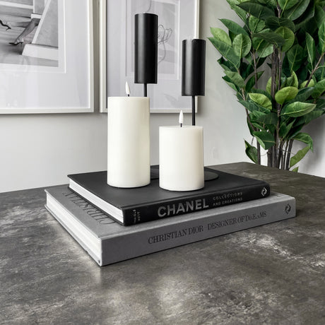 Betonglook kontaktplast som beskyttelse og dekor på kjøkkenbenk